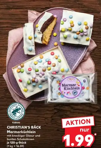 Kaufland Christian's bäck marmorküchlein Angebot