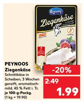 Kaufland Peynoos ziegenkäse Angebot