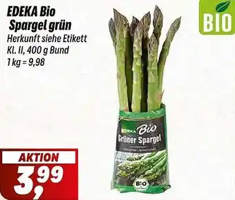 Simmel EDEKA Bio Spargel grün Angebot