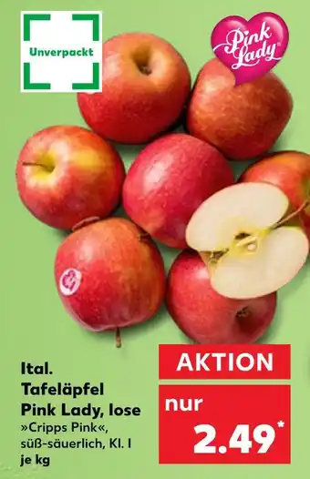 Kaufland Pink lady ital. tafeläpfel pink lady, lose Angebot