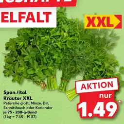 Kaufland Span./ital. petersilie glatt oder minze oder dill oder schnittlauch oder koriander Angebot