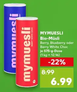 Kaufland Mymuesli berry, blueberry oder berry white choc Angebot