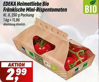 Simmel EDEKA Heimatliebe Bio Fränkische Mini-Rispentomaten Angebot