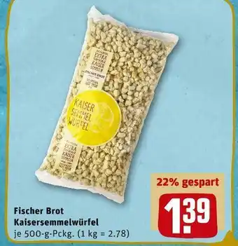 REWE Fischer brot kaisersemmelwürfel Angebot