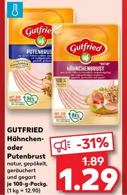 Kaufland Gutfried hähnchenbrust oder putenbrust Angebot