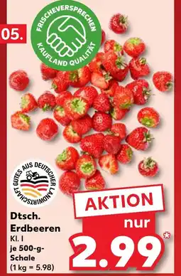 Kaufland Kaufland dtsch. erdbeeren Angebot