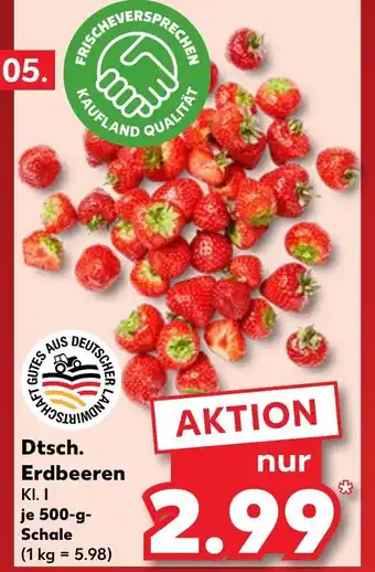 Kaufland Kaufland dtsch. erdbeeren Angebot