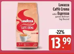 E-Center Lavazza caffè crema oder espresso Angebot
