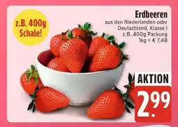 E-Center Erdbeeren Angebot