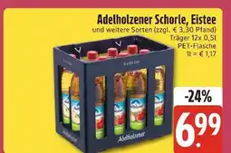 Edeka Xpress Adelholzener schorle, eistee und weitere sorten Angebot