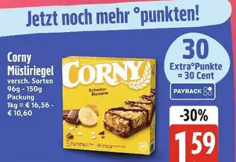 Edeka Xpress Corny müsliriegel Angebot