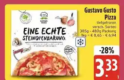 Edeka Xpress Gustavo gusto pizza Angebot