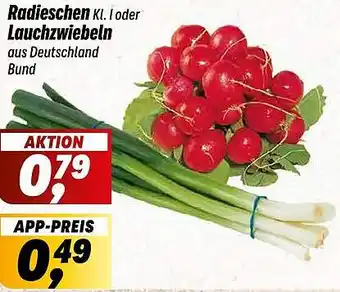Simmel Radieschen oder Lauchzwiebeln Angebot