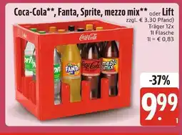 Edeka Xpress Coca-cola coca-cola, fanta, sprite, mezzo mix oder lift Angebot