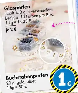 TEDi Glasperlen oder buchstabenperlen Angebot