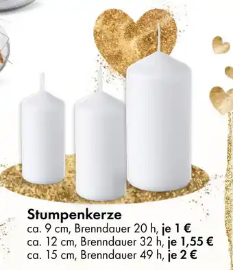 TEDi Stumpenkerze Angebot