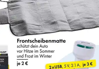 TEDi Dunlop frontscheibenmatte Angebot
