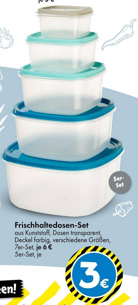 Frischhaltedosen-set Angebot bei TEDi