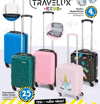TEDi Travelux hartschalenkoffer kinder Angebot