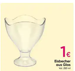 PEPCO Eisbecher aus glas Angebot