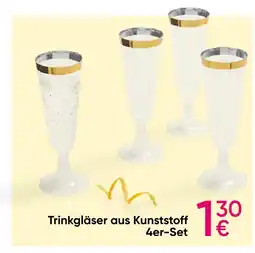 PEPCO Trinkgläser aus kunststoff Angebot