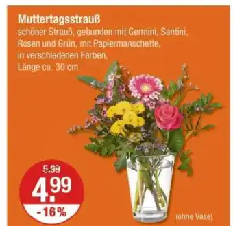 V Markt Muttertagsstrauß Angebot
