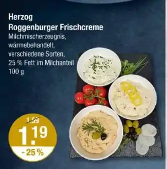 V Markt Herzog roggenburger frischcreme Angebot