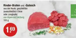 V Markt Alpenrind salzburg rinder-braten und -gulasch Angebot