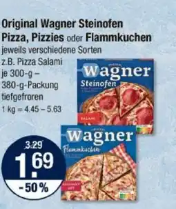 V Markt Wagner pizza, pizzies oder flammkuchen Angebot