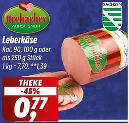 Simmel Drebacher Leberkäse Angebot