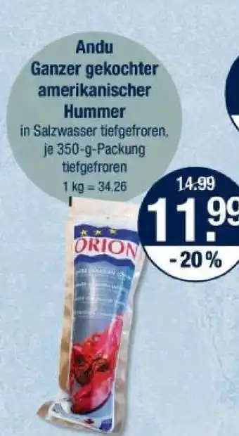 V Markt Andu hummer Angebot