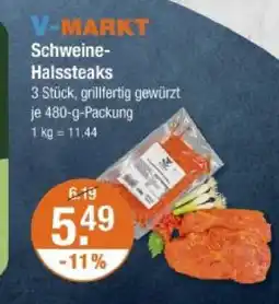 V Markt V-markt schweine-halssteaks Angebot