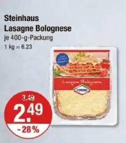 V Markt Steinhaus lasagne bolognese Angebot