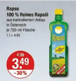 V Markt Rapso reines rapsöl Angebot