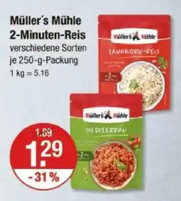 V Markt Müller’s mühle 2-minuten-reis Angebot