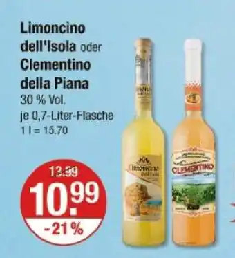 V Markt Limoncino dell'isola oder clementino della piana Angebot