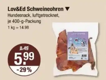 V Markt Lov&ed schweineohren Angebot