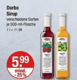 V Markt Darbo sirup Angebot