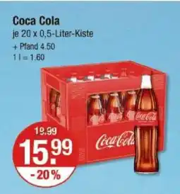 V Markt Coca cola coca cola Angebot