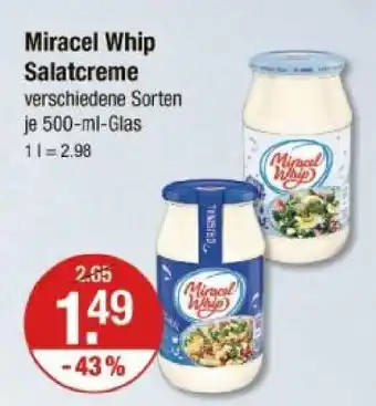 V Markt Miracel whip salatcreme Angebot
