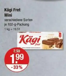 V Markt Kägi fret mini Angebot