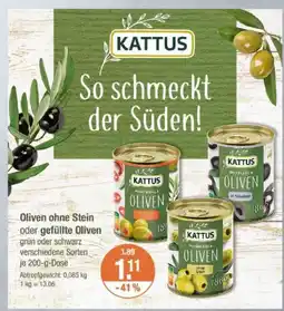 V Markt Kattus manzanilla oliven oder hojiblanca oliven Angebot