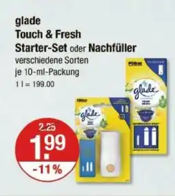 V Markt Glade touch & fresh starter-set oder nachfüller Angebot