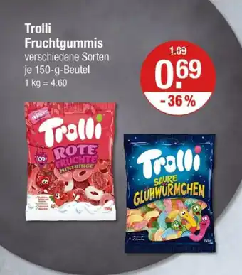 V Markt Trolli fruchtgummis Angebot