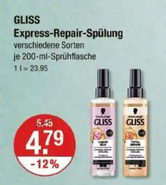 V Markt Gliss express-repair-spülung Angebot