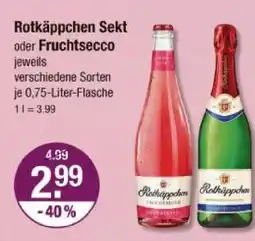 V Markt Rotkäppchen sekt oder fruchtsecco Angebot