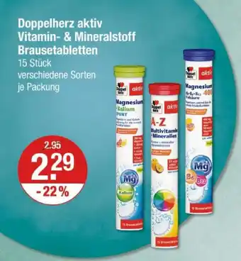 V Markt Doppelherz vitamin- & mineralstoff brausetabletten Angebot