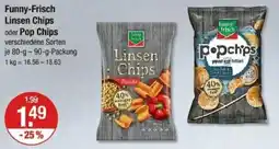 V Markt Funny-frisch linsen chips oder pop chips Angebot