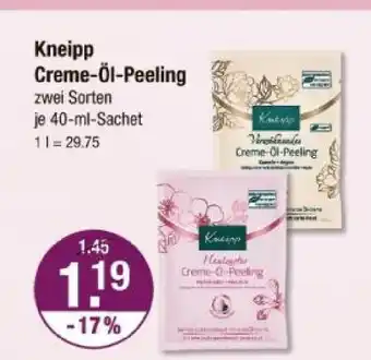 V Markt Kneipp creme-öl-peeling Angebot