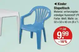 V Markt Kinder stapeltisch Angebot